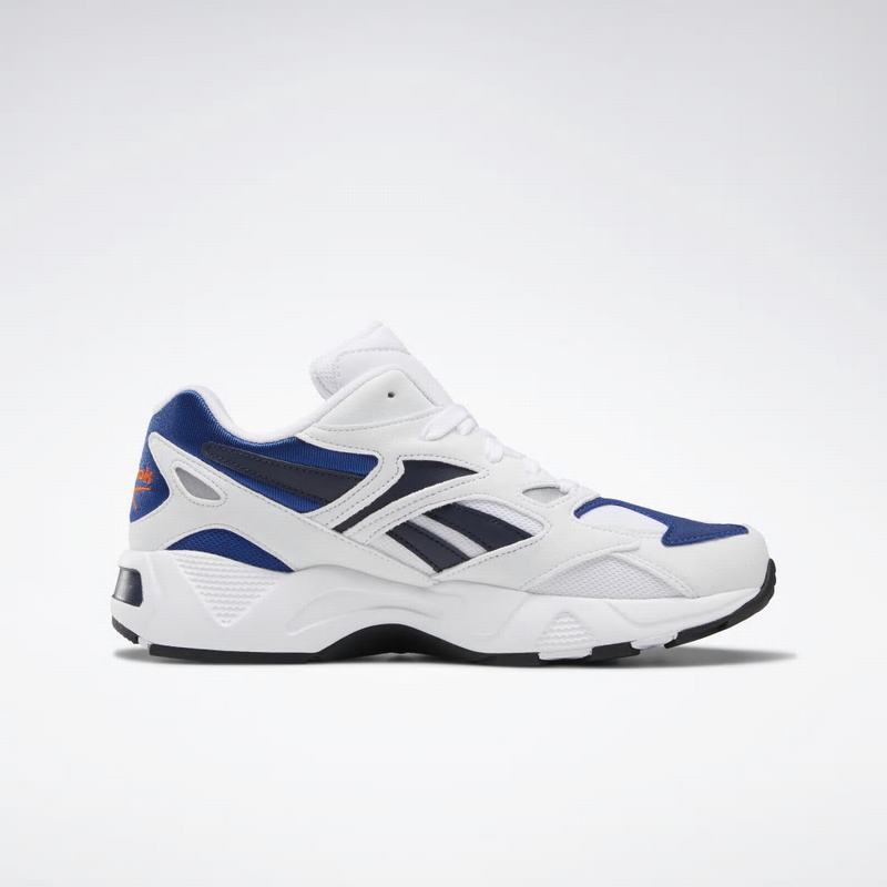 Reebok Aztrek 96 Tenisky Damske - Biele/Kráľovská Modrá/Oranžové HC9135SA